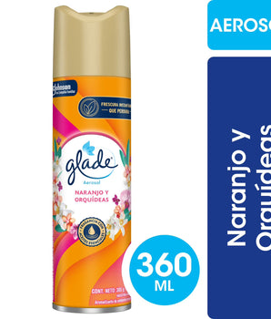 AMBIENTAL SPRAY GLADE NARANJO Y ORQUIDEAS 360ML