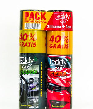 PACK SILICONA+CERA TEDDY 500ML