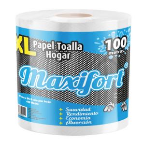 TOALLA PAPEL MAXIFORT 1 ROLLO 100 METROS