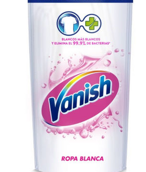 QUITAMANCHAS LIQUIDO VANISH ROPA BLANCA 300ML NUEVO FORMATO